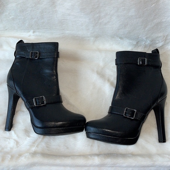 SIMPLY VERA by VERA WANG WOMEN’S Black Buckle Boots Sz 10 - Picture 2 of 10